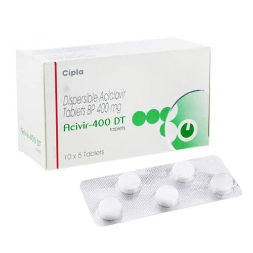 Acivir 400 mg DT Tablets