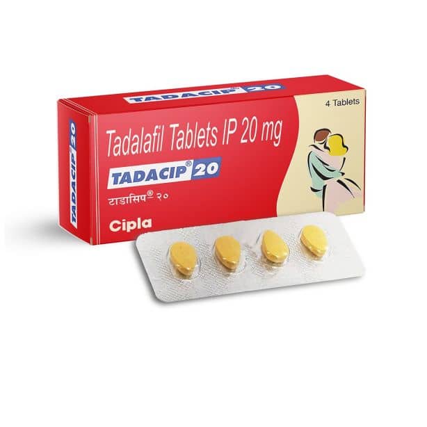 Tadacip 20 mg Tablets