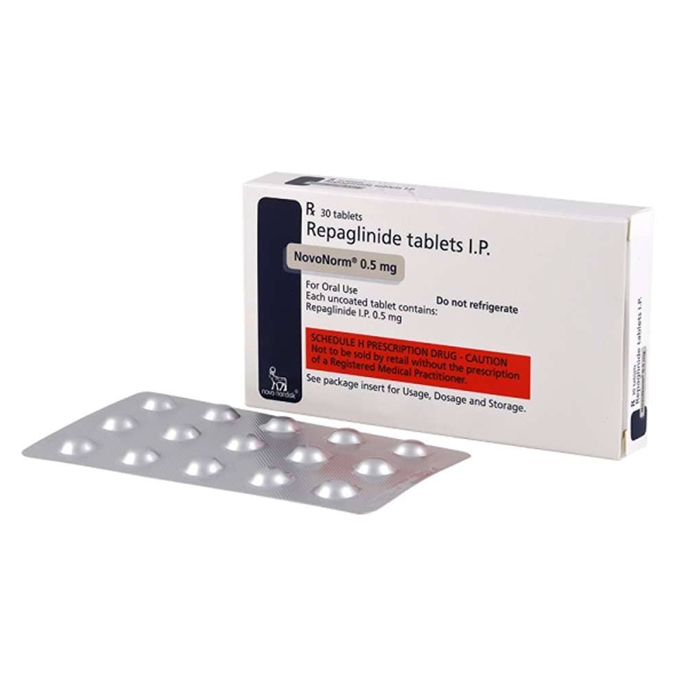 Novonorm (Repaglinide) Tablets 0.5 mg