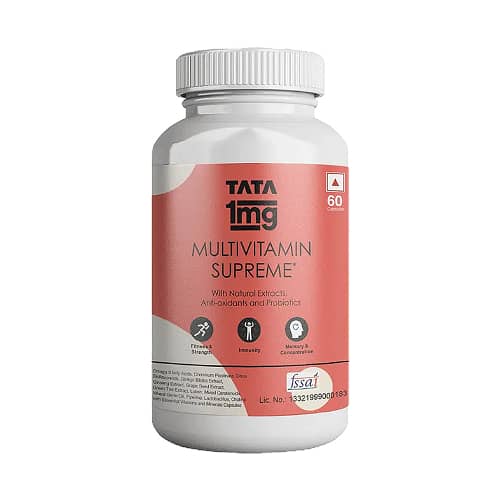 Tata 1mg Immunity & Wellness Supplement Tablets