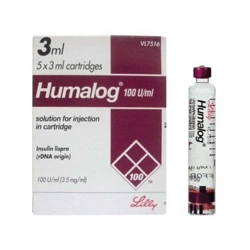 Humalog Solution for Injection (Insulin Lispro) 100 ml product image 1