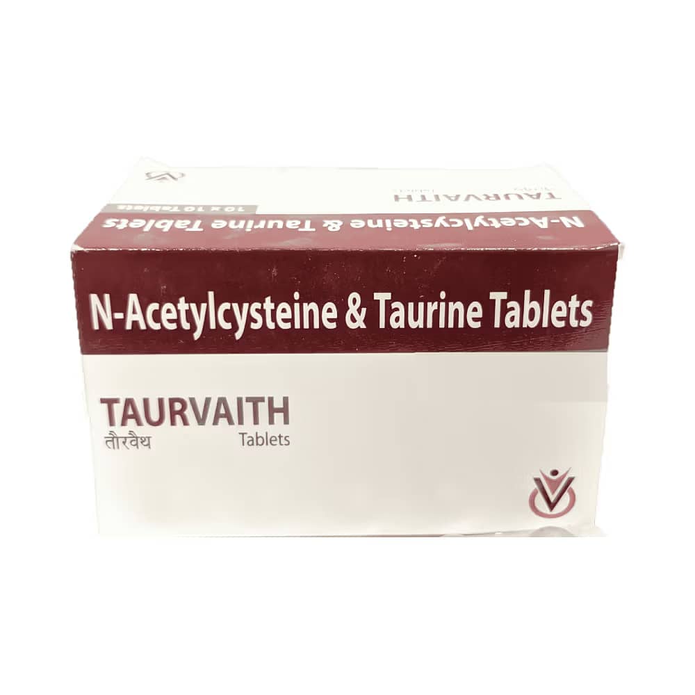 Taurvaith Tablets (Taurine & Acetylcysteine)