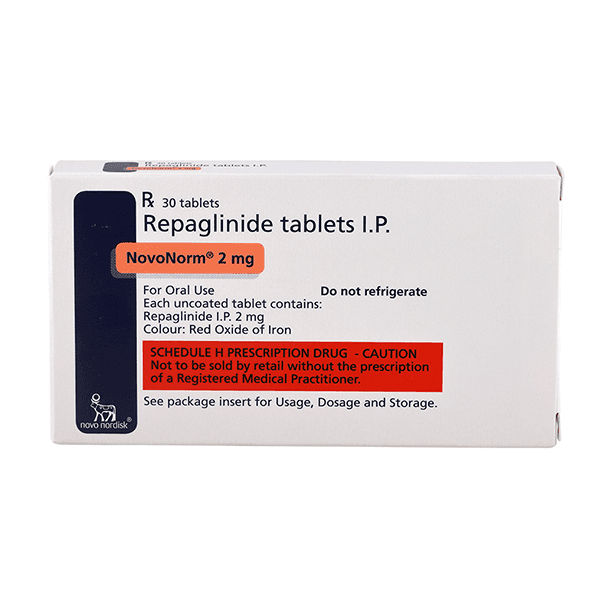 Novonorm (Repaglinide) Tablets 2 mg