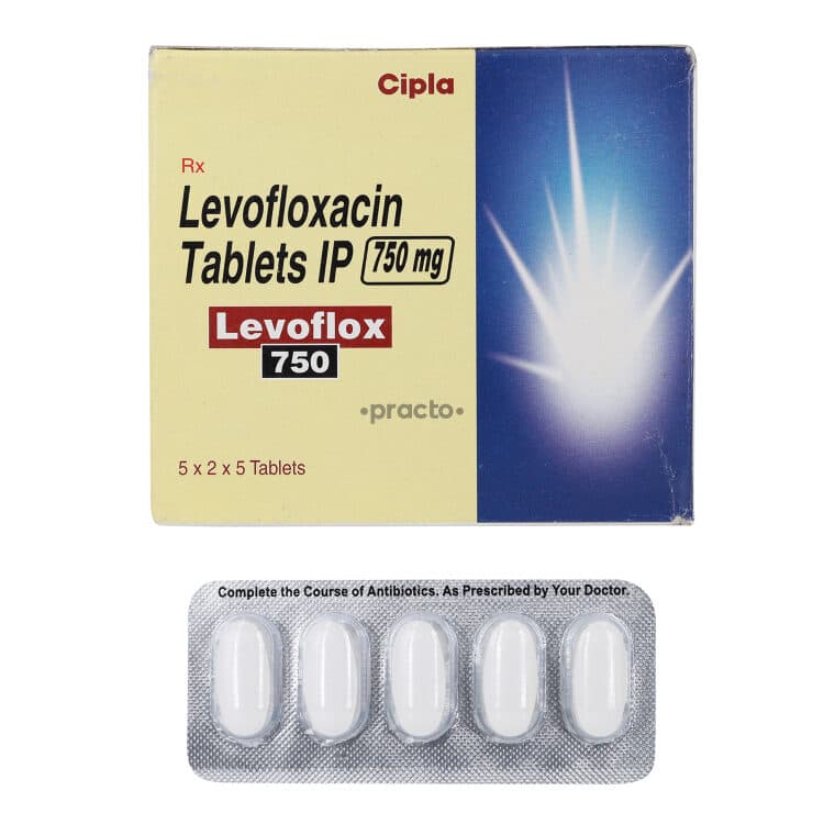 Levoflox 750 mg Tablets (Levofloxacin) product image 1