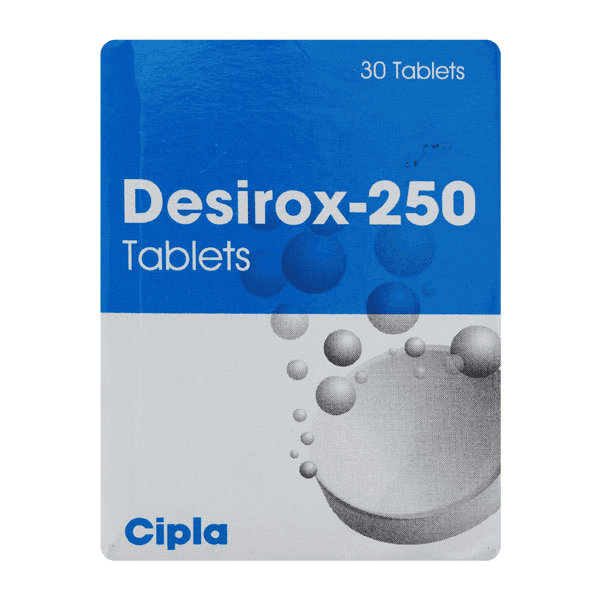 Desirox (Deferasirox) 250 mg Tablets product image 1