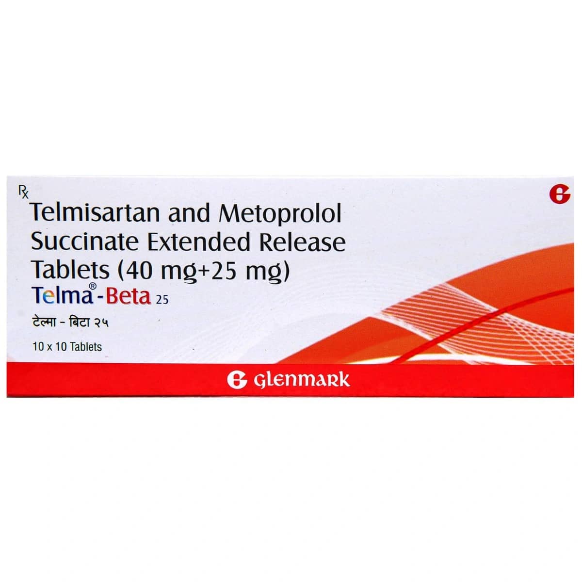 Telma-Beta Tablet ER (Telmisartan and Metoprolol Succinate) 40 mg +25 mg