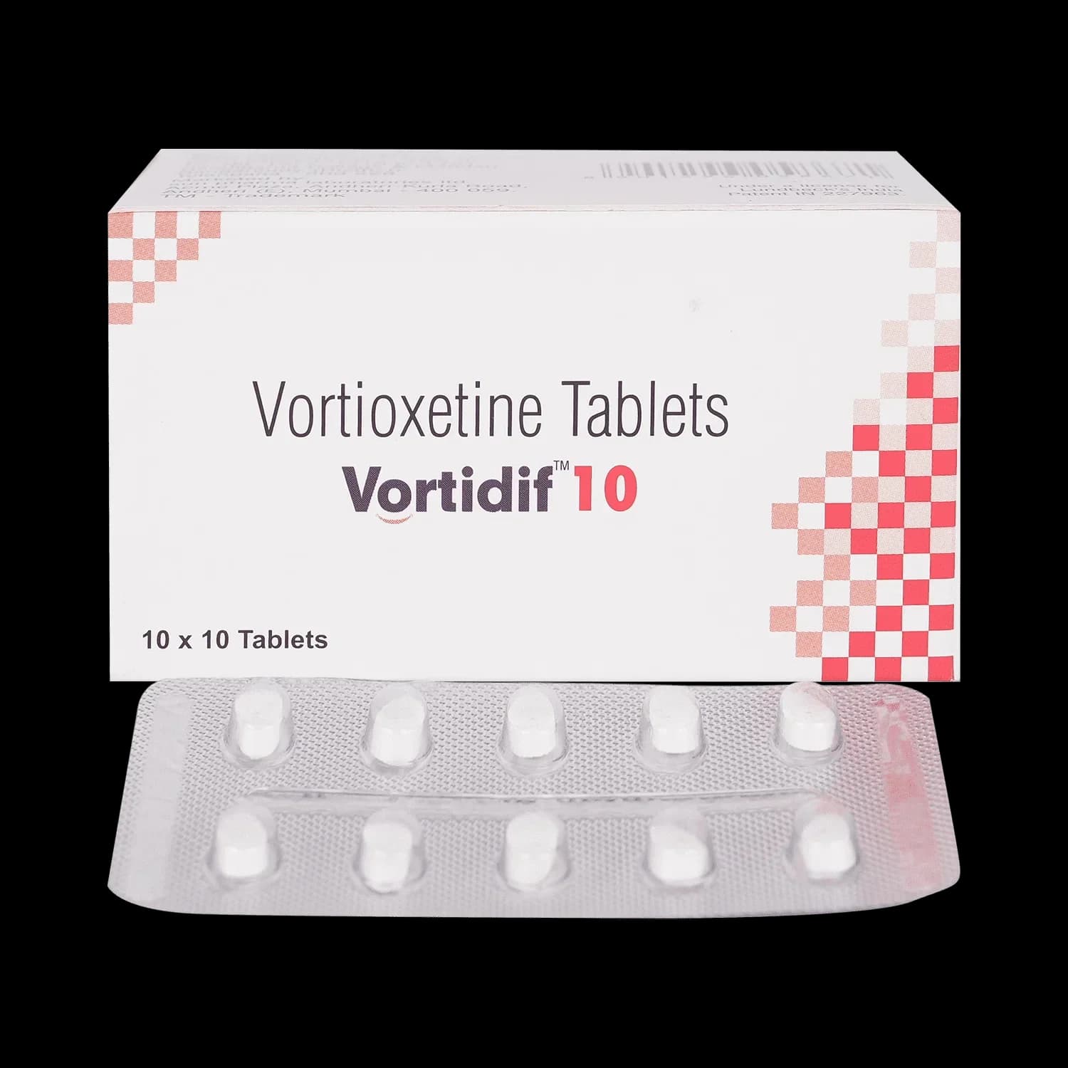 Vortidif Tablets (Vortioxetine) 10 mg product image 1