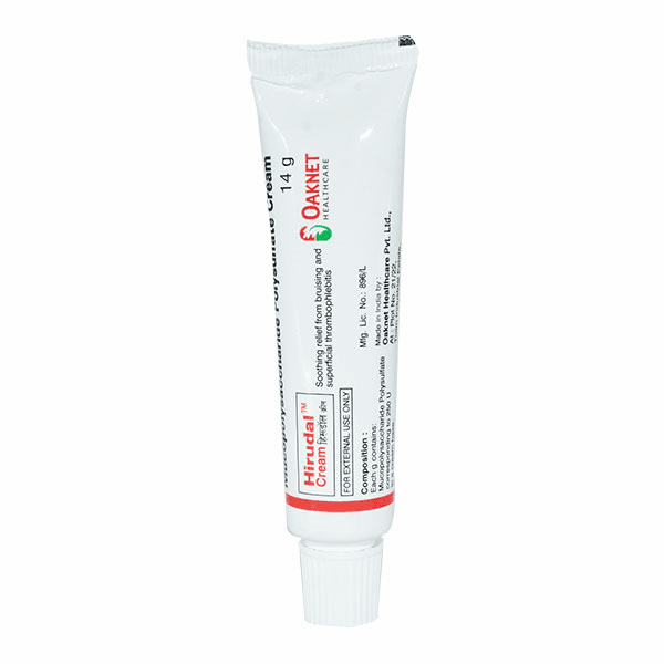 Hirudal Cream (Mucopolysaccharide Polysulfate) 14 gm product image 1