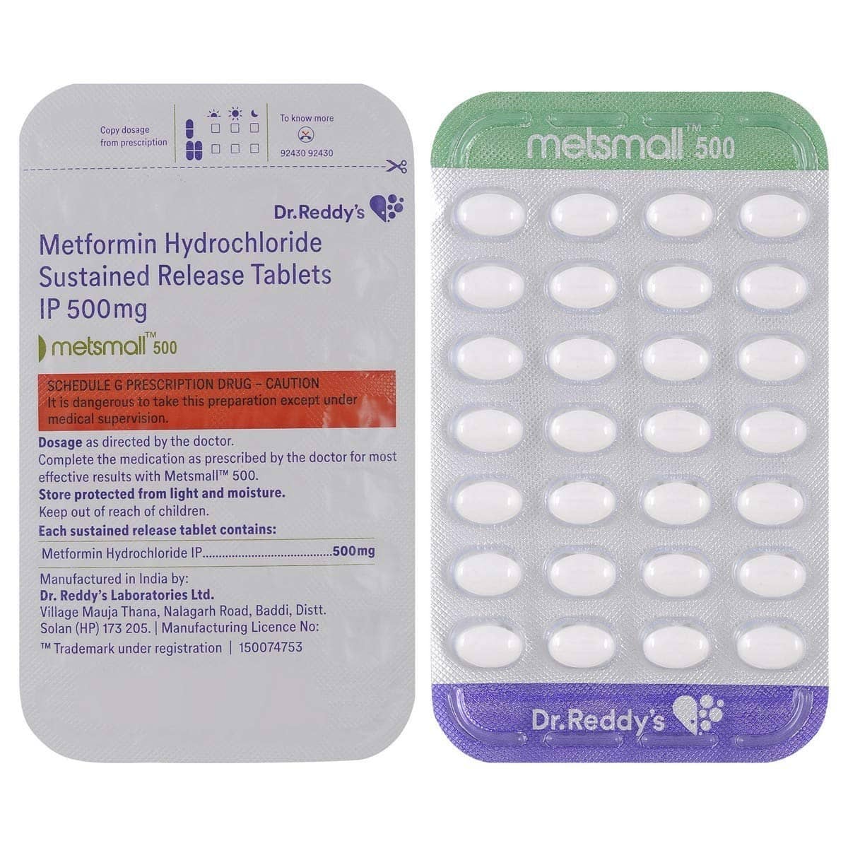 Metformin Tablets 500 mg