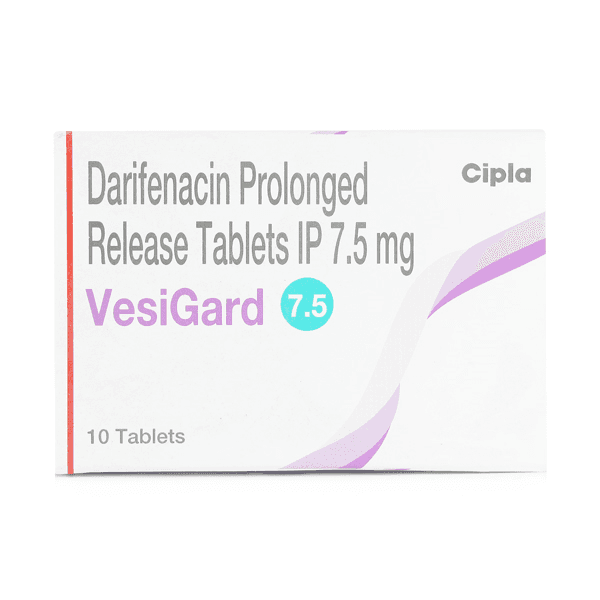 Vesigard (Darifenacin) Tablets 7.5 mg
