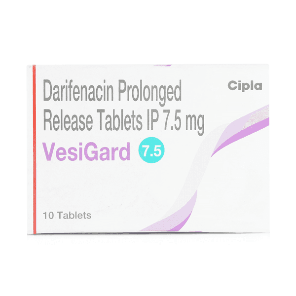 Vesigard (Darifenacin) Tablets 7.5 mg