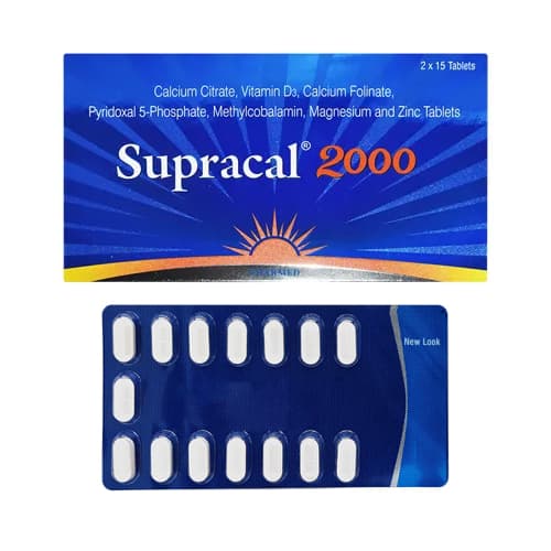 Supracal Tablets 2000 product image 1