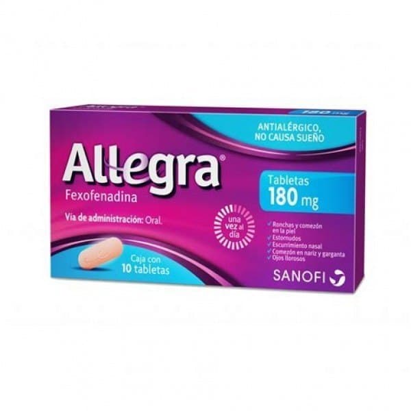 Allegra (Fexofenadine) 180 mg Tablets product image 1