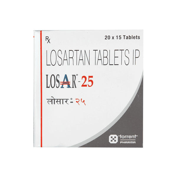 Losar (Losartan Potassium) 25 mg Tablets