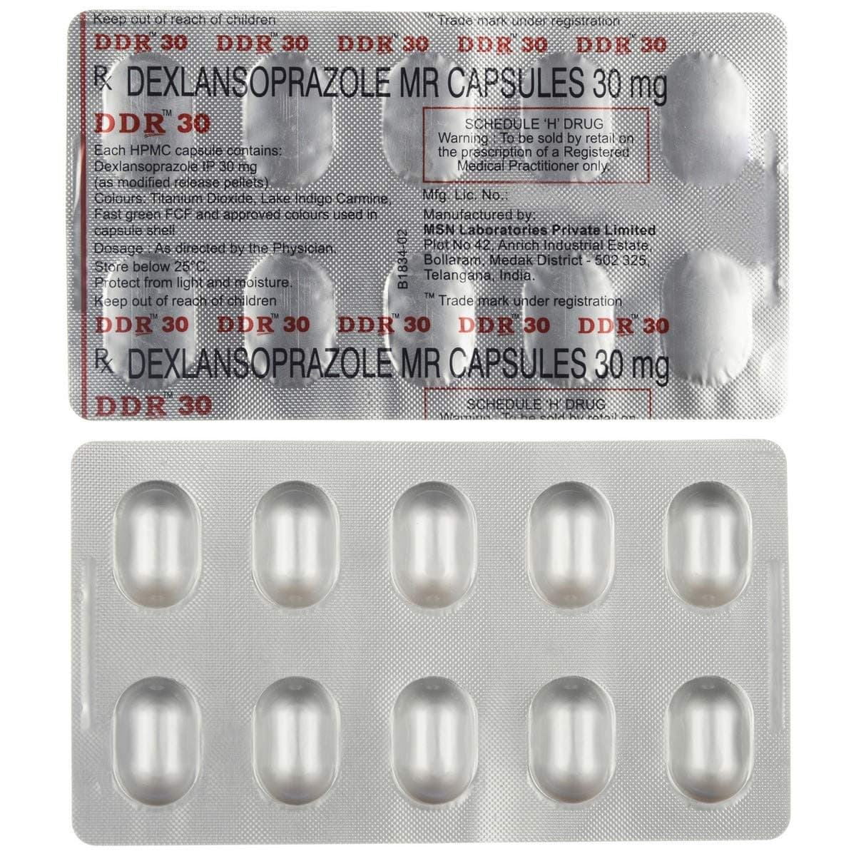 DDR capsule (Dexlansoprazole) 30 mg product image 1