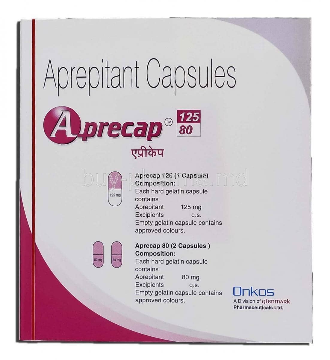 Aprecap (Aprepitant) 125 mg/80 mg