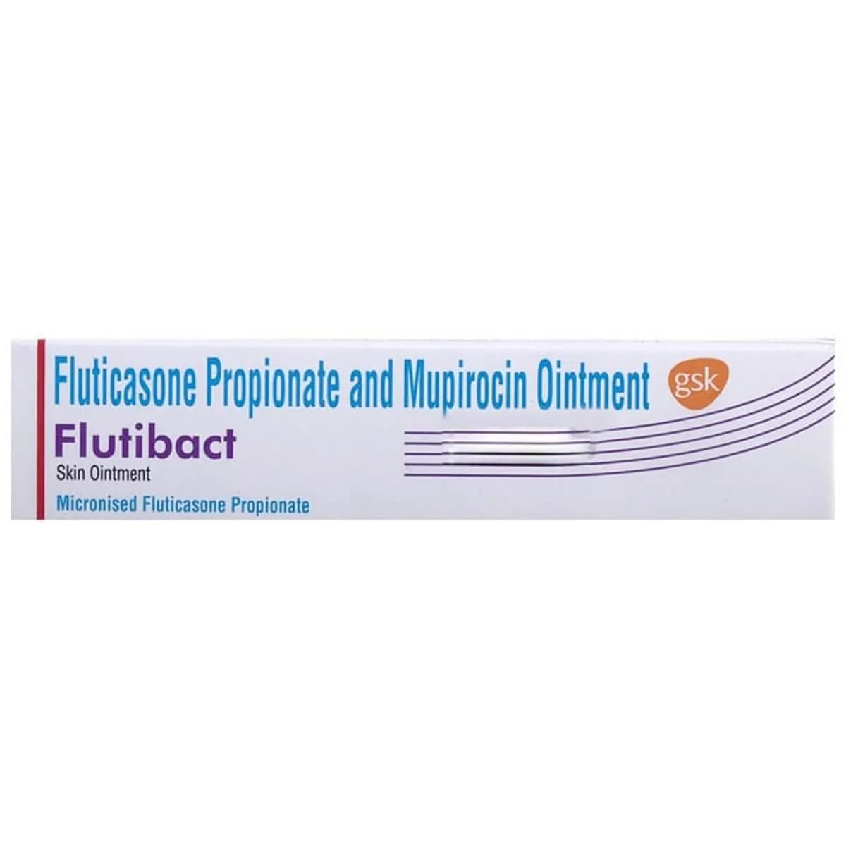Flutibact Ointment (FLUTICASONE PROPIONATE + MUPIROCIN ) 10g product image 1