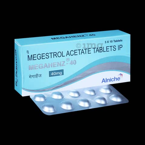 Megahenz 40 mg Tablets (Megestrol Acetate)