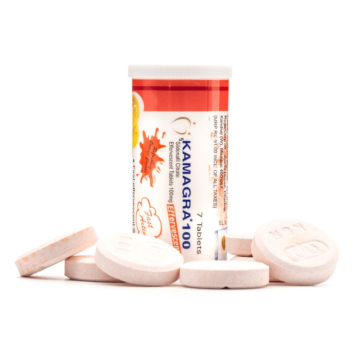 Kamagra Effervescent 100 mg Tablets product image 1