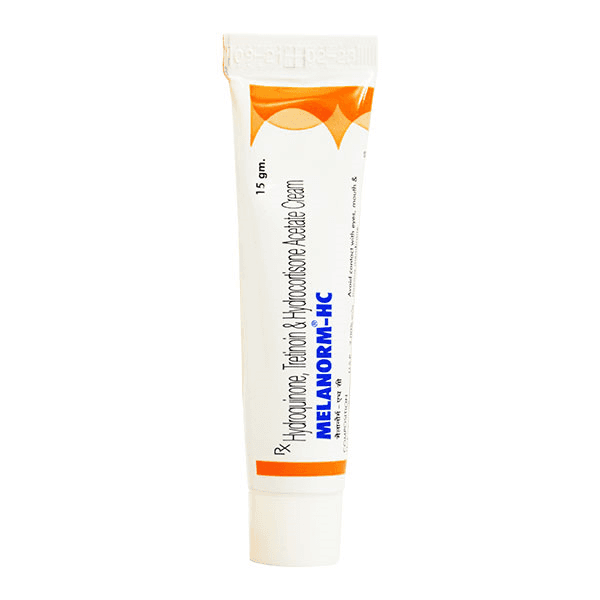 Melanorm-HC Cream (Hydroquinone & Tretinoin and Hydrocortisone) 15 gm
