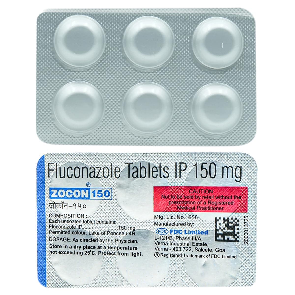Zocon 150 mg Tablets