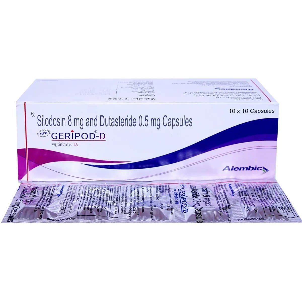 Geripod Tablets (Silodosin) 8 mg product image 1