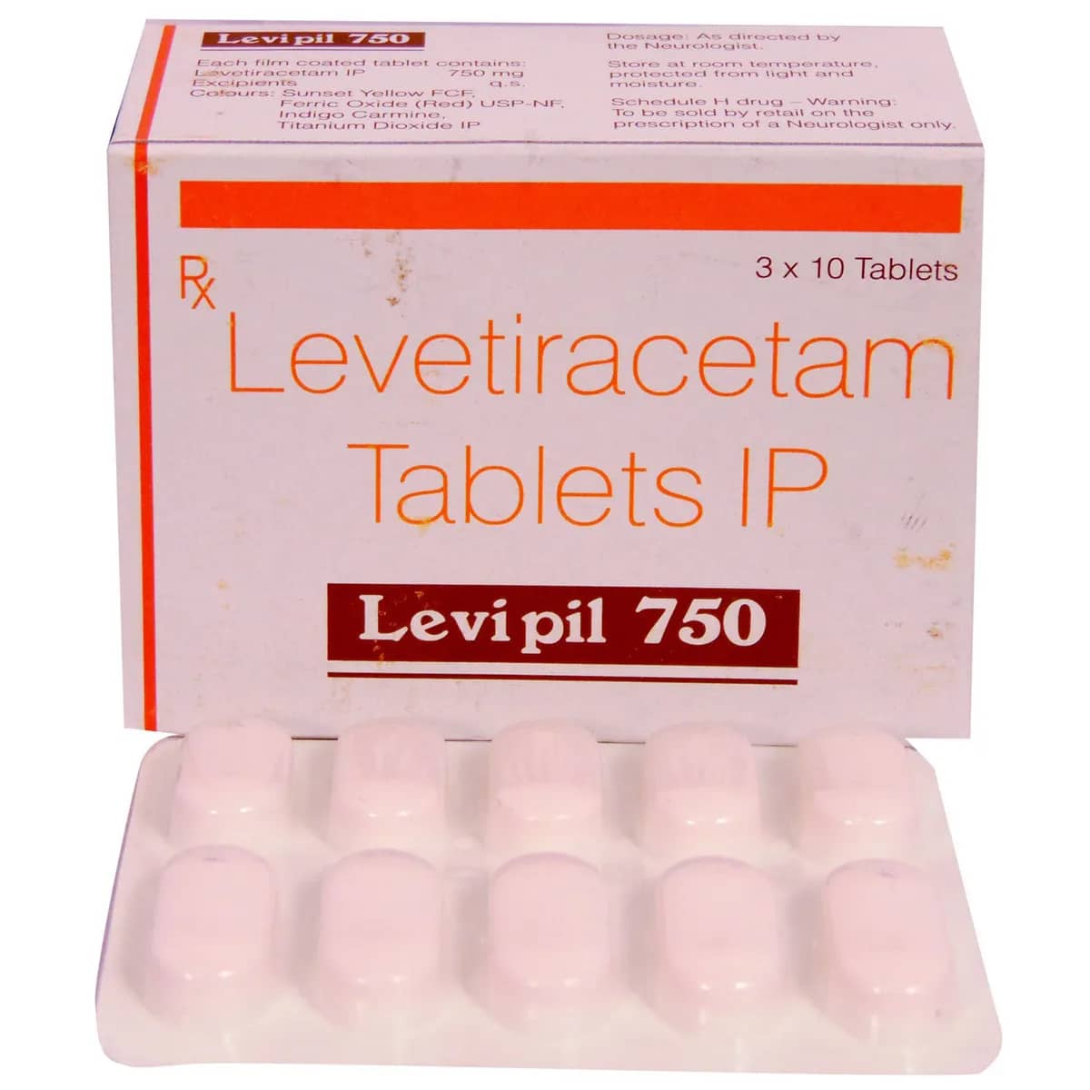 Levipil (Levetiracetam) Tablets 750 mg