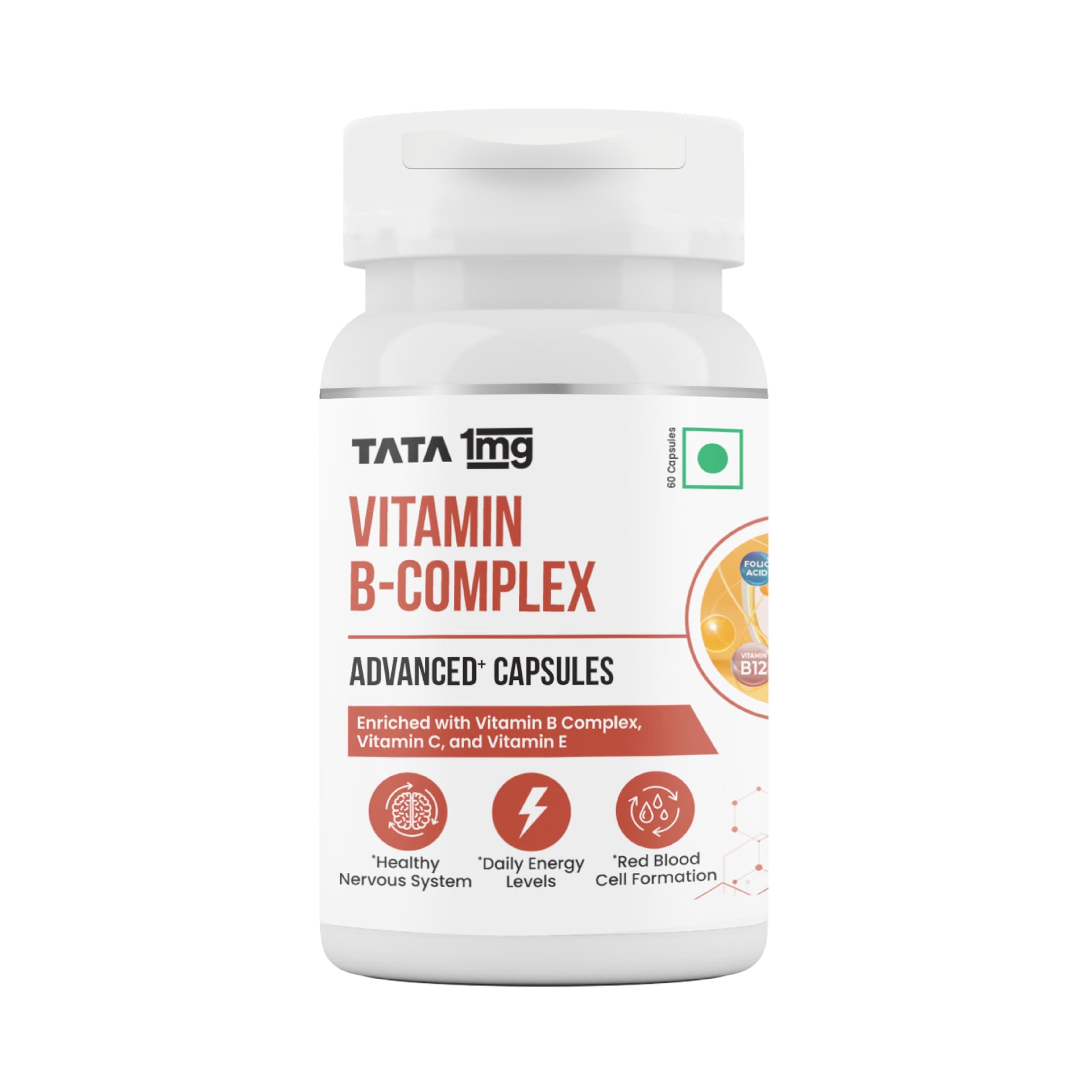 Tata 1mg Vitamin B Complex Capsules product image 1