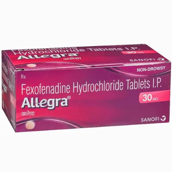 Allegra (Fexofenadine) 30 mg Tablets