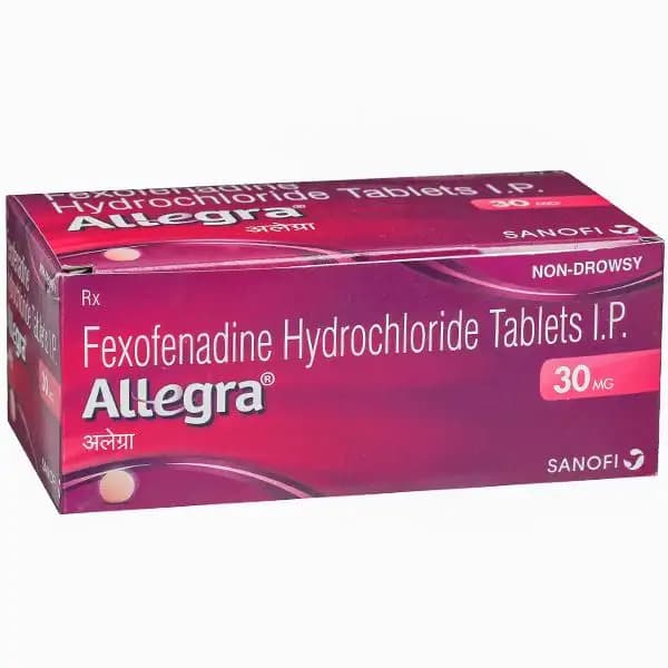 Allegra (Fexofenadine) 30 mg Tablets product image 1