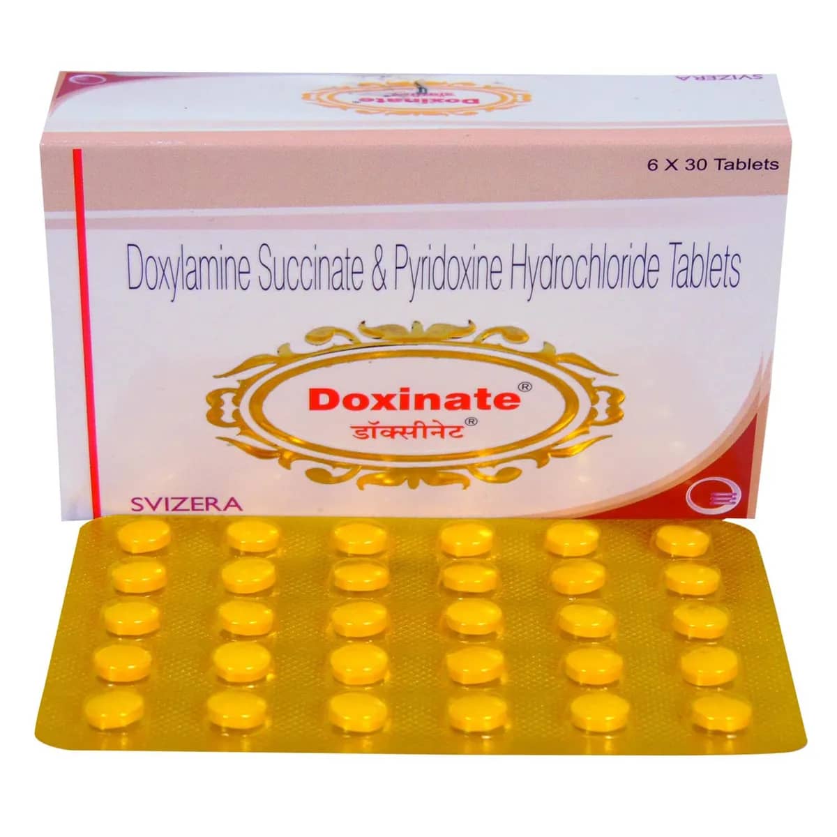 Doxinate (Pyridoxine / Doxylamine) 10 mg/10 mg