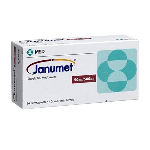 Janumet (Sitagliptin/Metformin) Tablets 50 mg/1000 mg