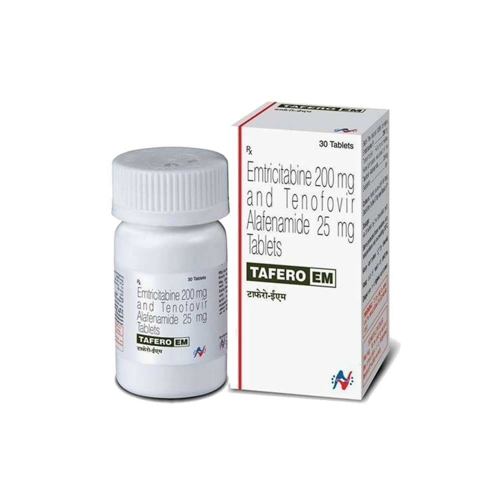 Tafero EM Tablets (Emtricitabine/Tenofovir Alafenamide) 200mg/25mg