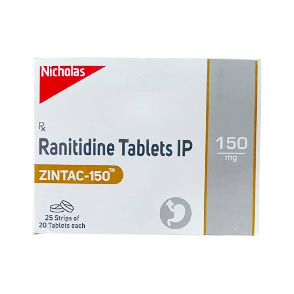 Zinetac (Ranitidine) Tablets 150 mg
