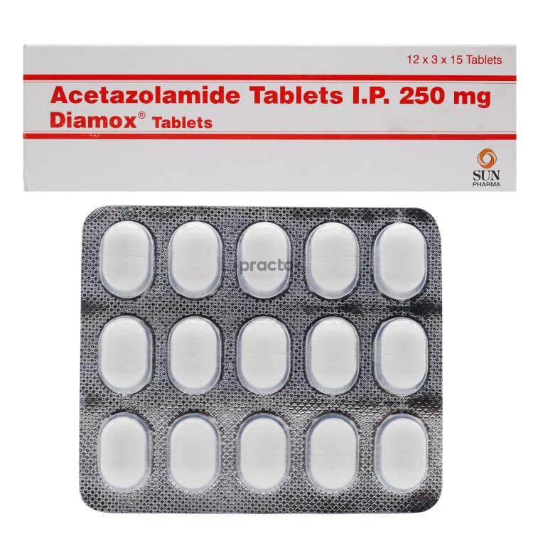 Diamox Tablets (Acetazolamide) I.P 250 mg product image 1