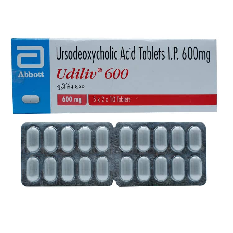 Udiliv (Ursodesoxycholic Acid) Tablets 600 mg
