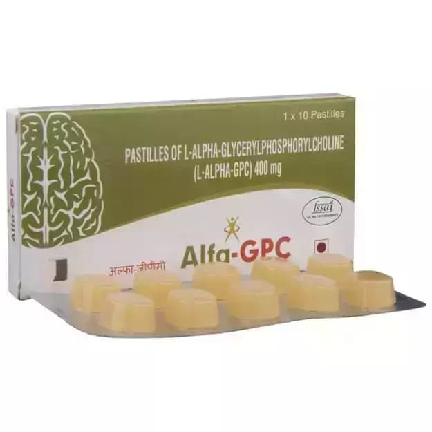 Alfa GPC Pastilles (Alpha glycerylphosphorylcholine) 400 mg product image 1