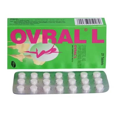 Ovral L (Ethinyl Estradiol/Levonorgestrel) 0.03mg/0.15mg Tablets