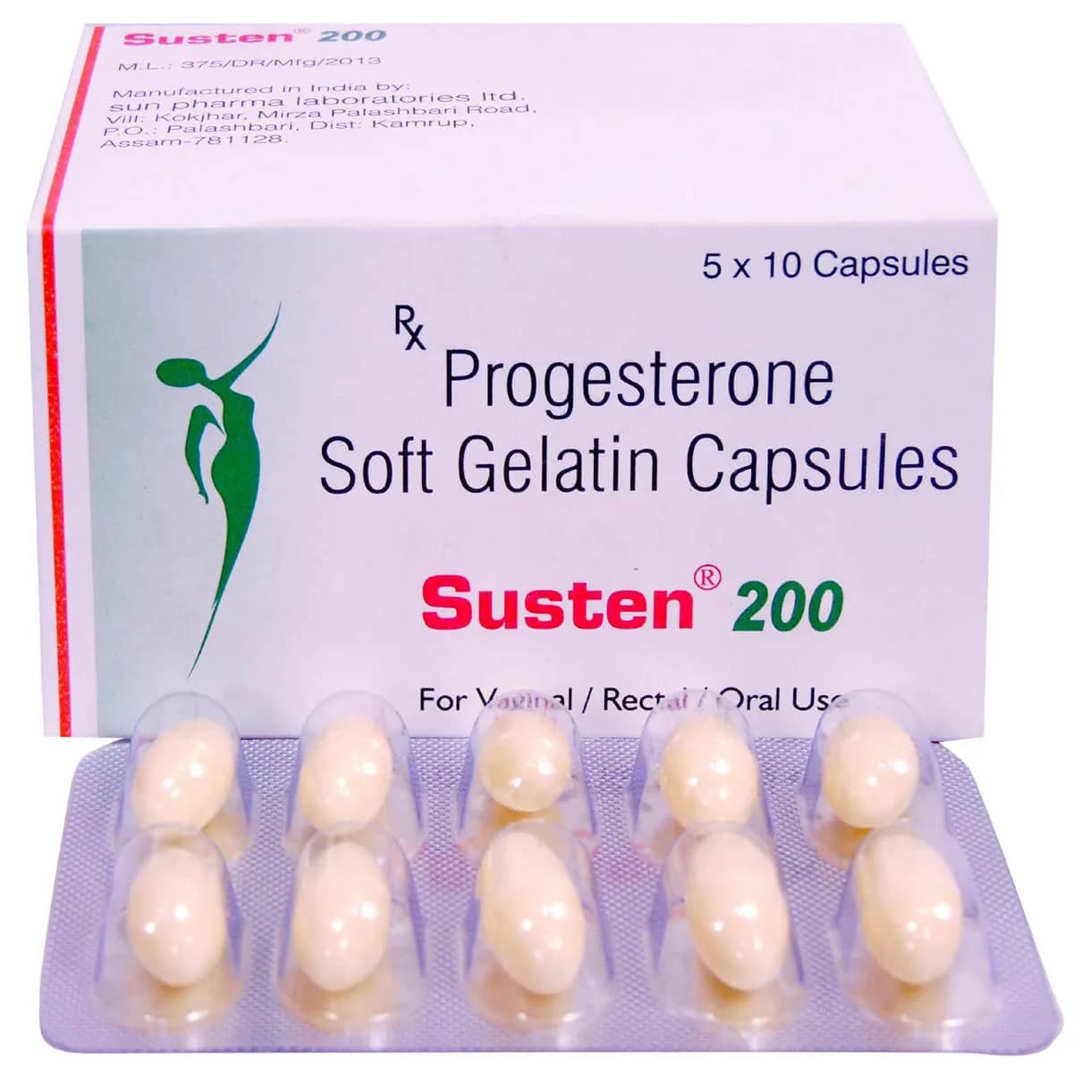 Susten (Progesterone) Capsules 200 mg