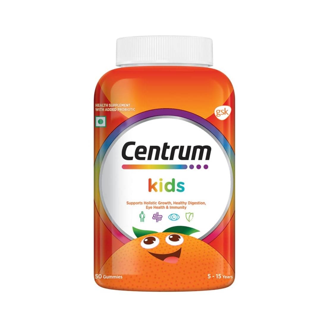 Centrum | Veg Tablets for Growth, Digestion, Eye Health & Immunity | World's No. product image 1
