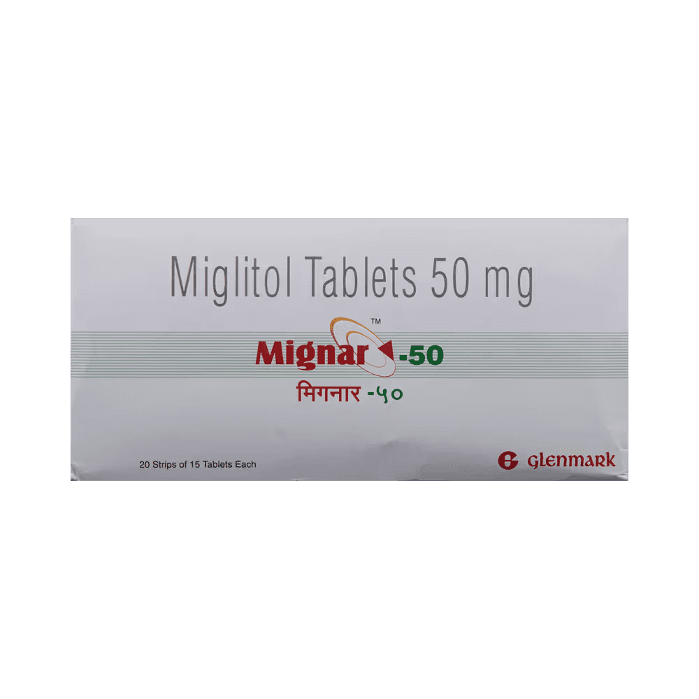 Mignar (Miglitol) Tablets 50 mg