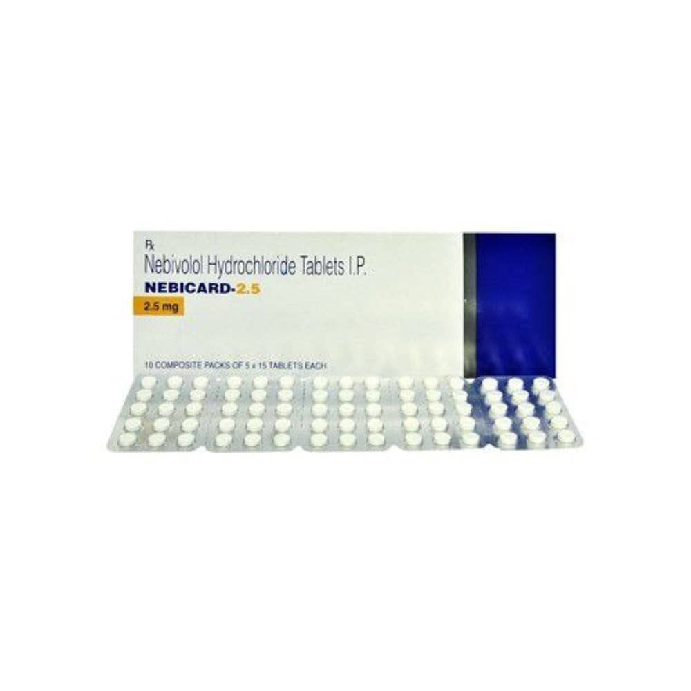 Nebicard (Nebivolol) 2.5 mg Tablets
