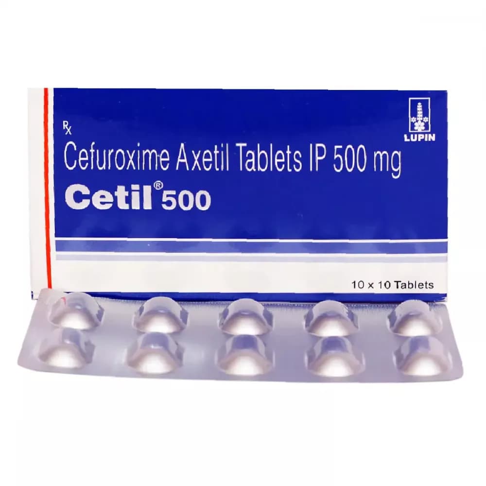 Cetil 500 mg Tablets (Cefuroxime) product image 1