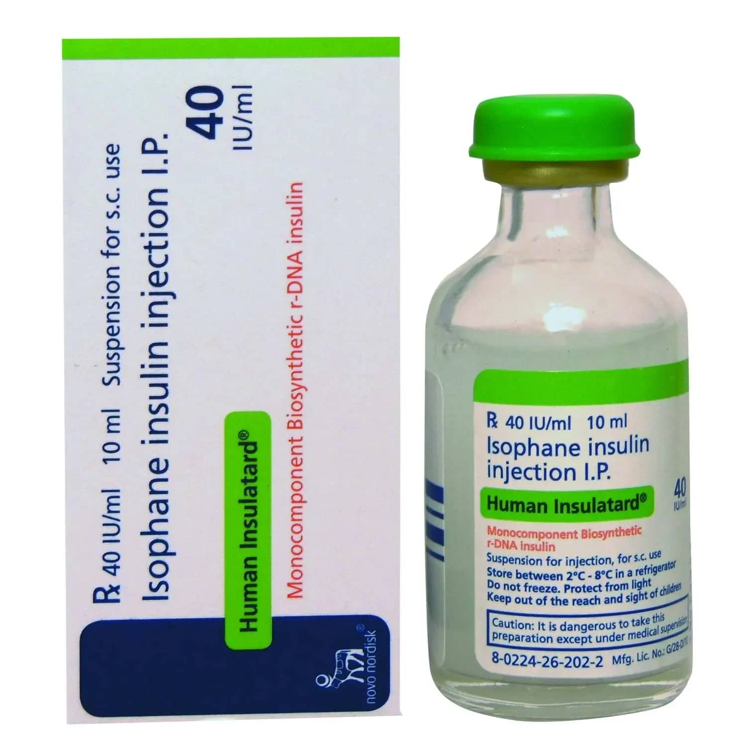 Human Insulatard Suspension for Injection (Insulin Isophane) 40IU/ml
