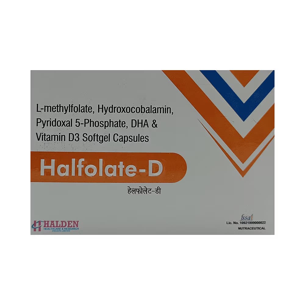 Halfolate-D Softgel Capsules product image 1