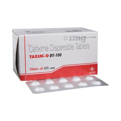 Taxim O 100 mg Tablets (Cefixime) product image 1