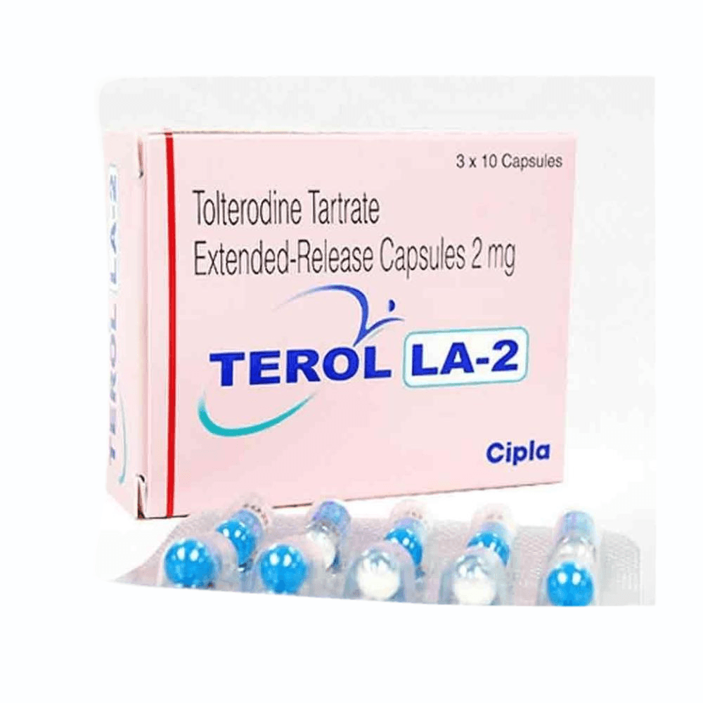 Terol LA (Tolterodine) Capsules 2 mg
