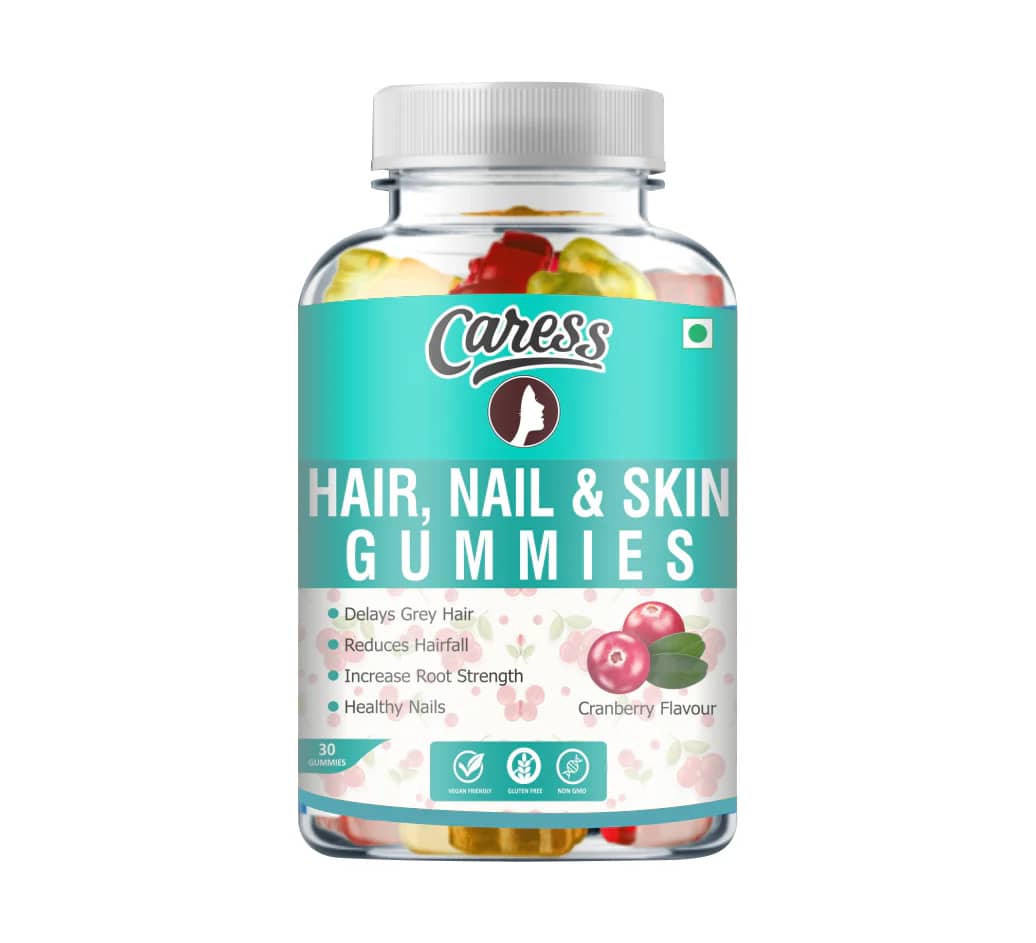 Caress Hair Nail & Skin Gummy Cranberry