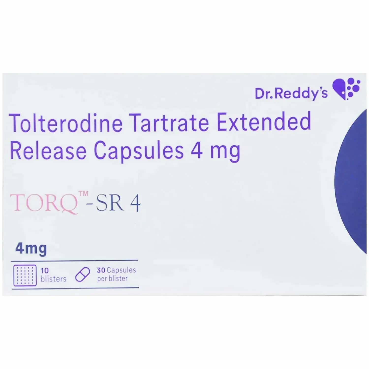 Torq SR Capsules (Tolterodine) 4 mg