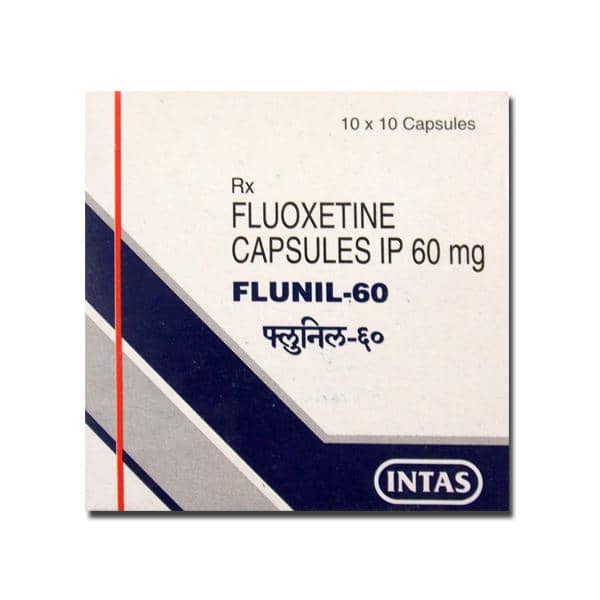 Flunil (Fluoxetine) Capsules 60 mg